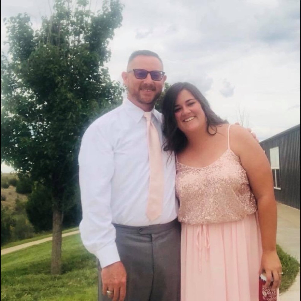 David’s bridal bridesmaid dress